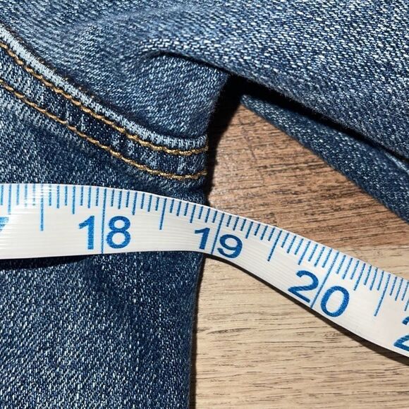 Gap Denim Womens V-Icon‎ Med Cooper Classic Jean Jacket Blue Size Medium - Picture 9 of 10